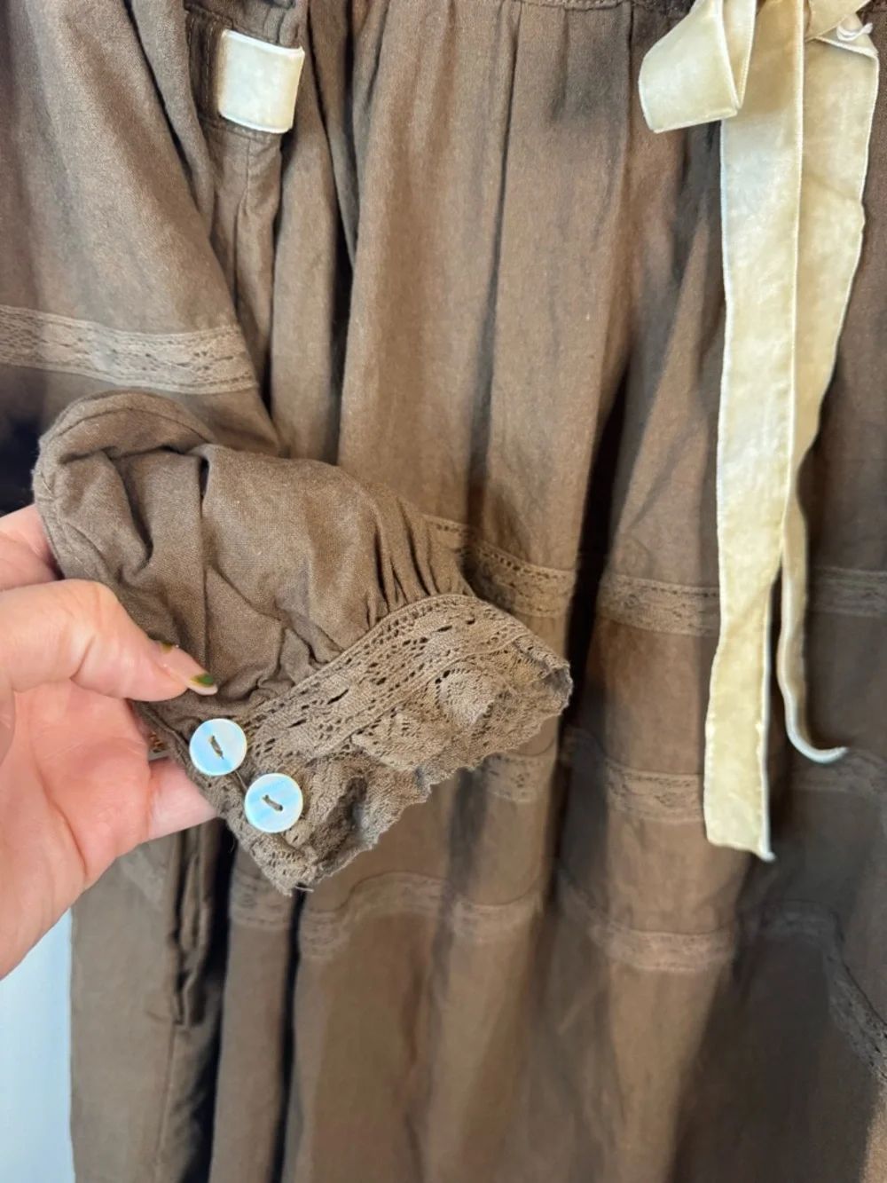 Free People Tea Time Mini Dress Small - Picture 7 of 13